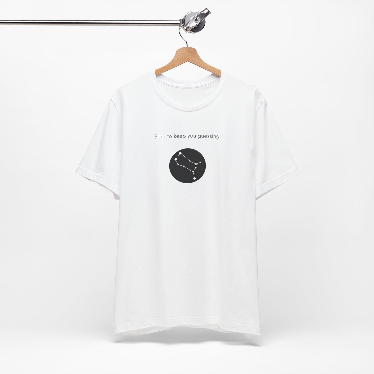 Gemini Born To Keep You Guessing with Stars T-Shirt