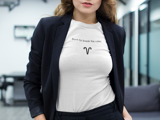 Aries Born to Brake The Rules T-Shirt