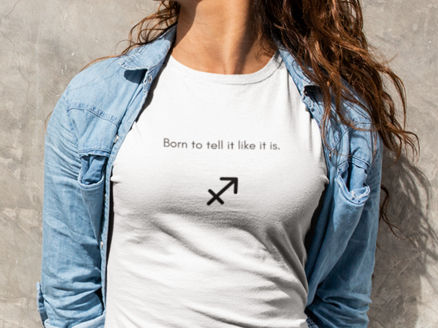 Sagittarius Born To Tell It Like It Is T-Shirt