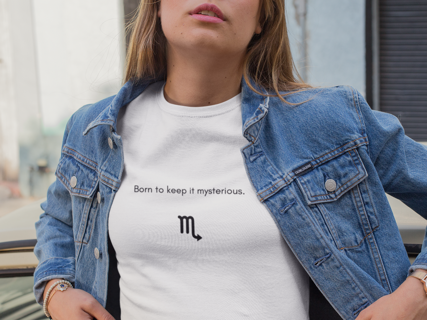 Scorpio Born To Keep It Mysterious Symbol T-Shirt