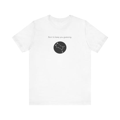 Gemini Born To Keep You Guessing with Stars T-Shirt