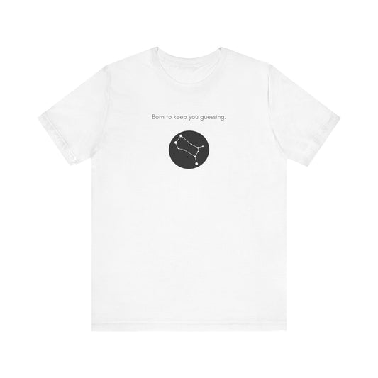 Gemini Born To Keep You Guessing with Stars T-Shirt