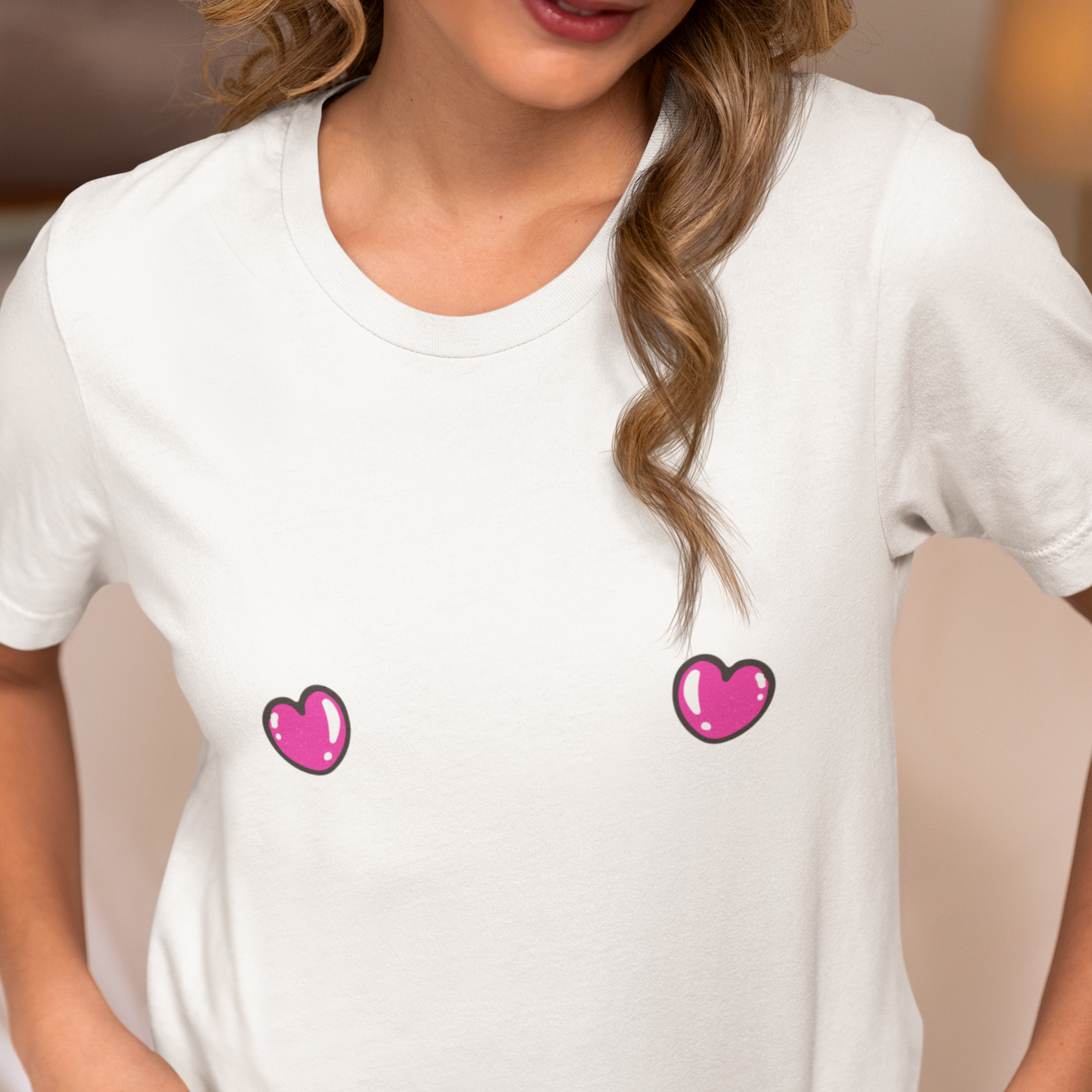 A Pair of Pink Hearts T-Shirt