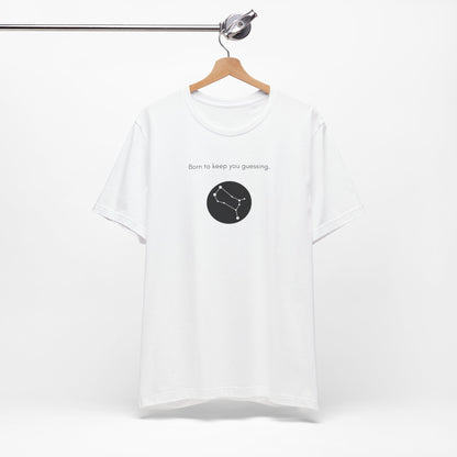 Gemini Born To Keep You Guessing with Stars T-Shirt