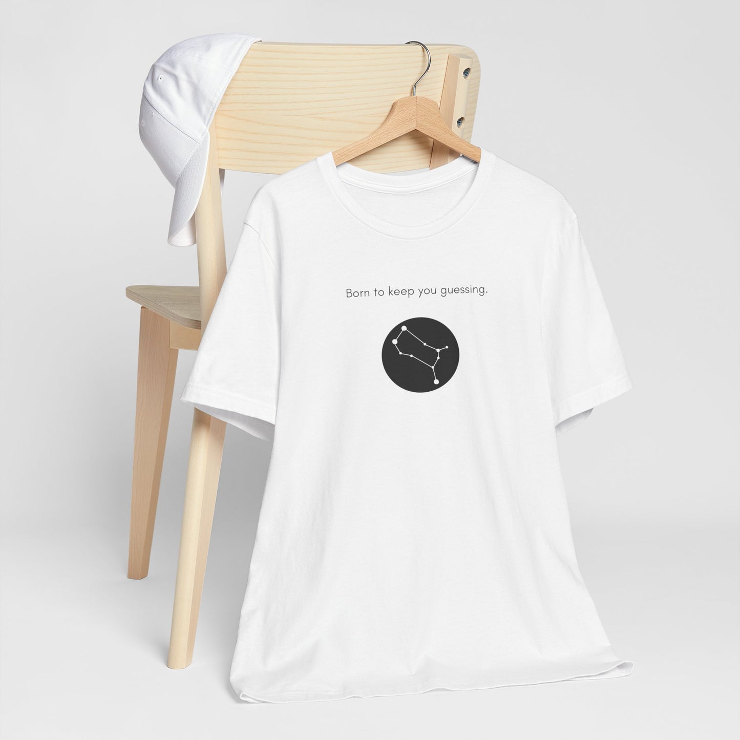 Gemini Born To Keep You Guessing with Stars T-Shirt