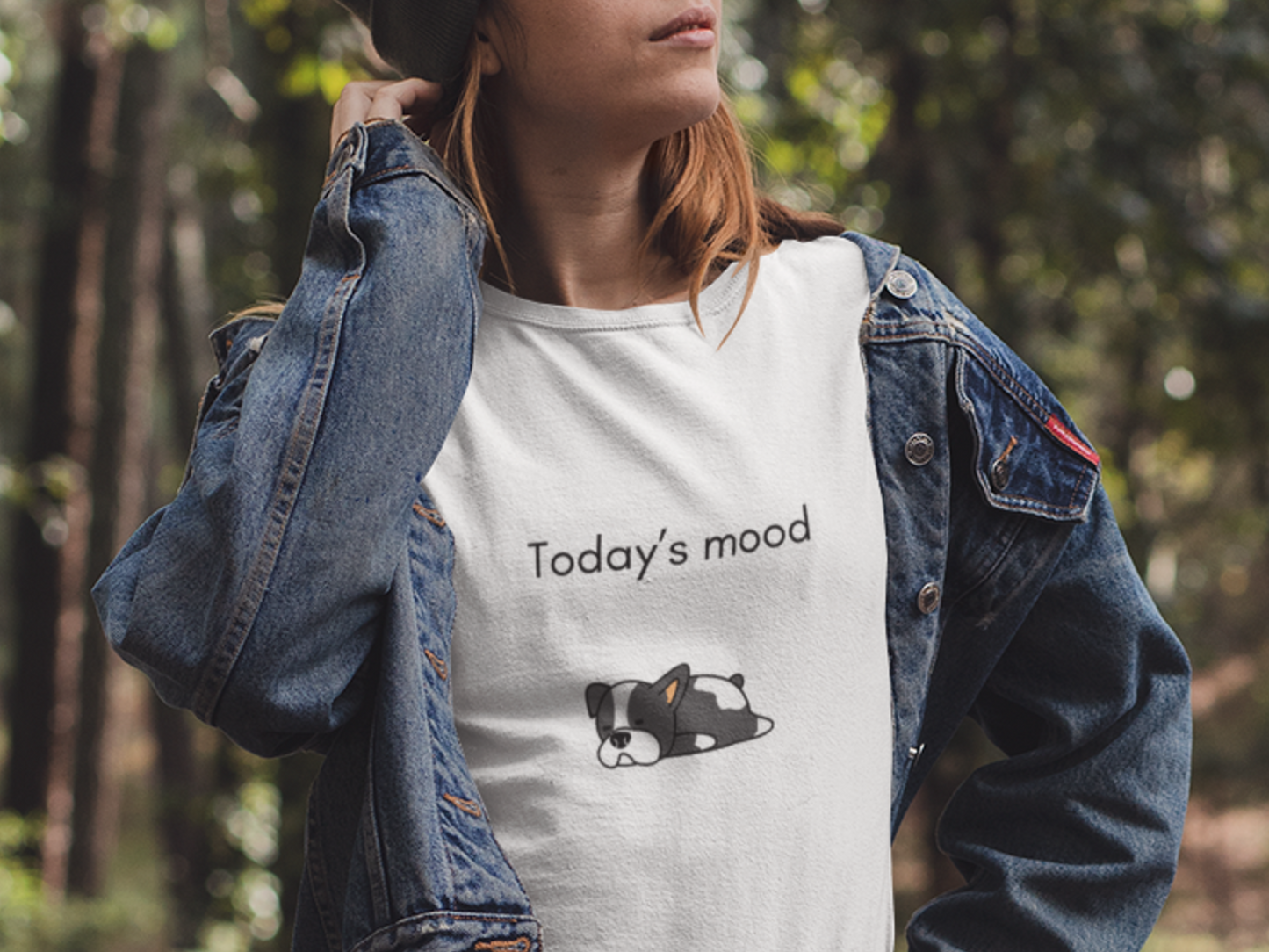 Today's Mood Dog Napping T-Shirt